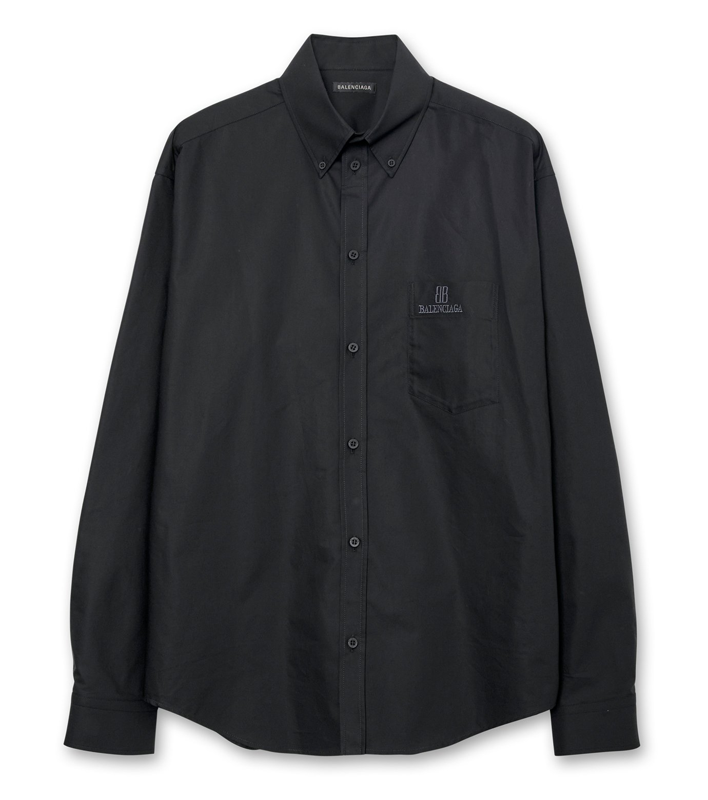 バレンシアガ - BALENCIAGA | L/S Large Fit Shirt-Black-38の通販