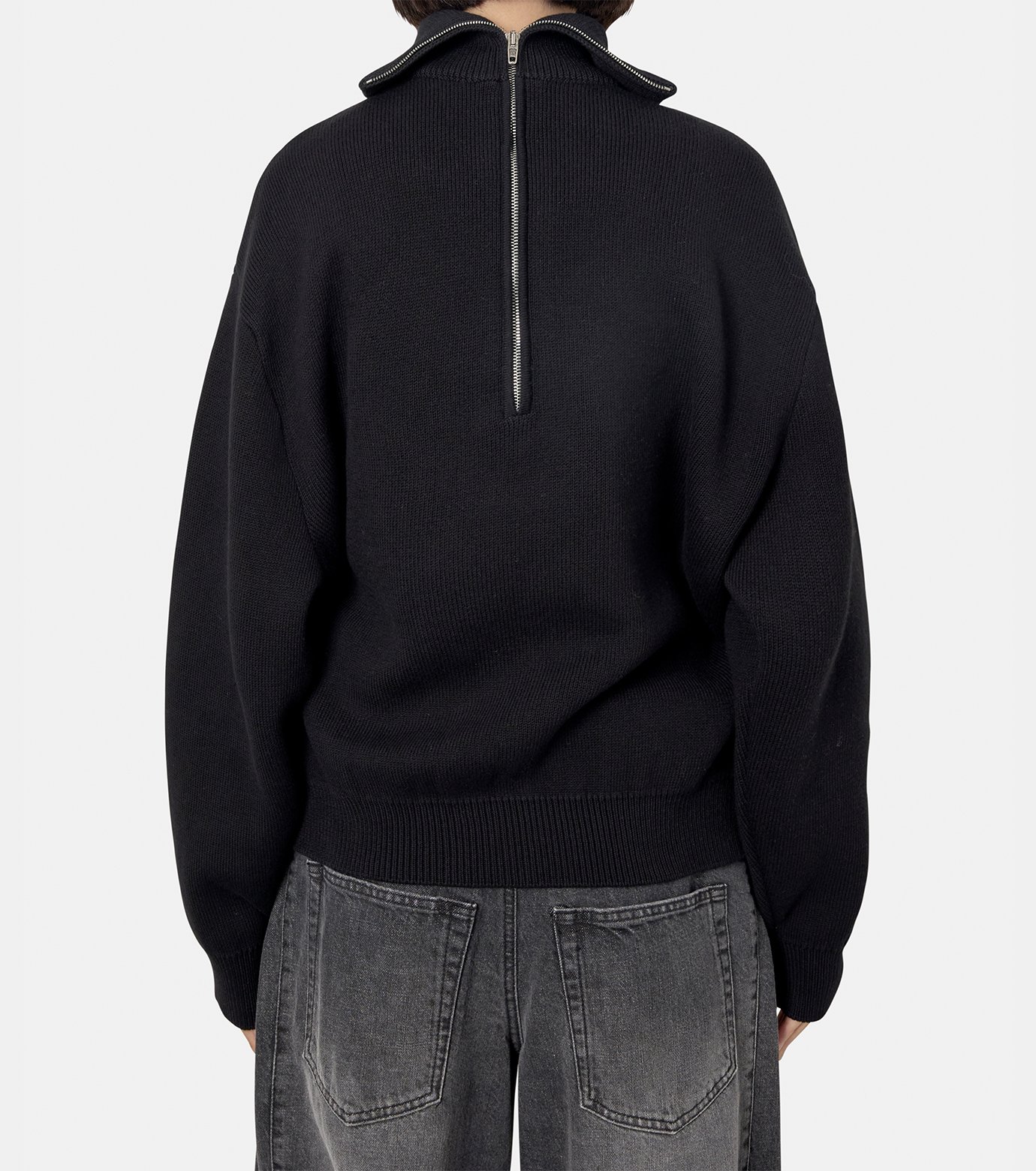 バレンシアガ - BALENCIAGA | Back-to-Front Sweater-Black-XSの通販