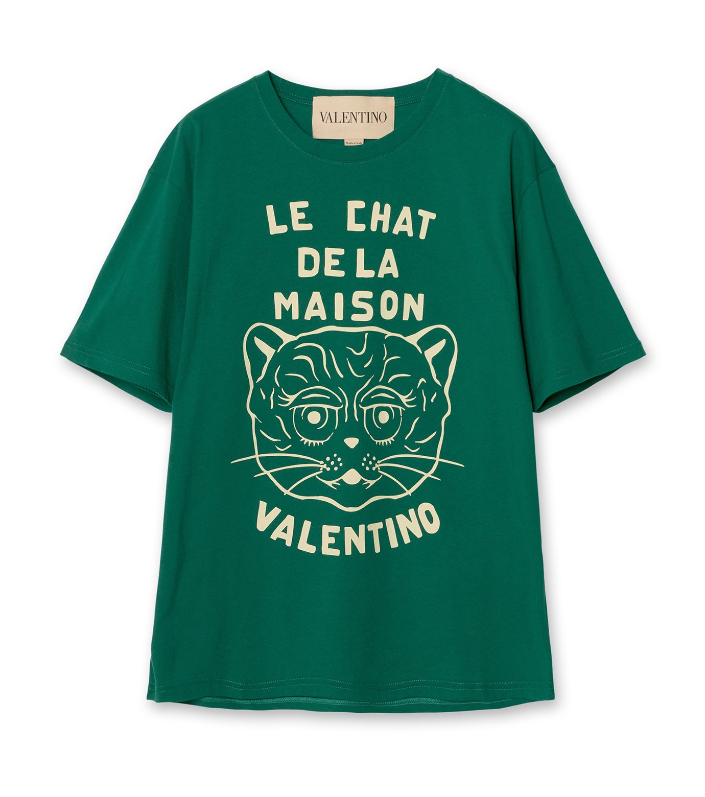 ヴァレンティノ - VALENTINO | COTTON JERSEY T-SHIRT-Green-Lの通販 