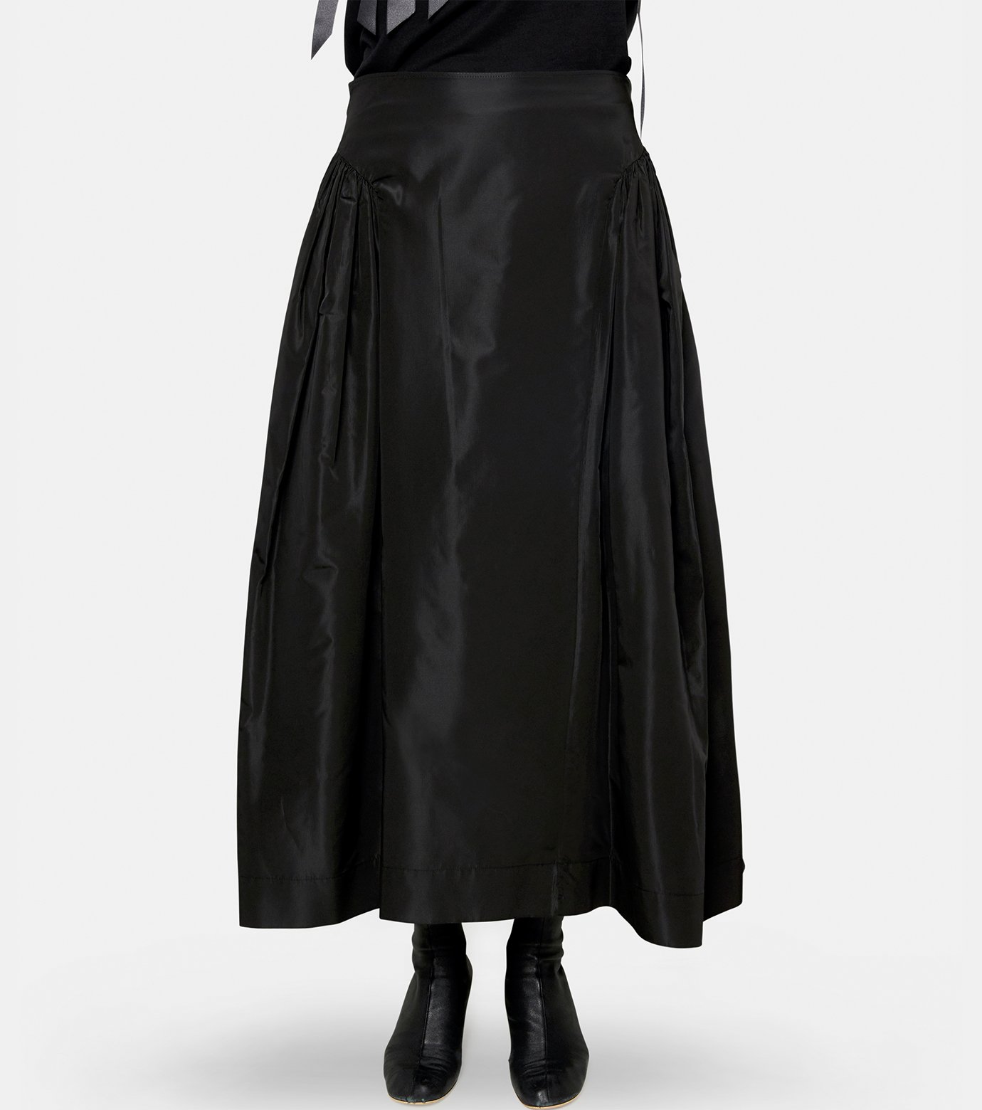 Simone Rocha☆ルーシュ ジップ ミディスカート♪送料込 Simone Rocha ティアード チュールスカート | ブラック