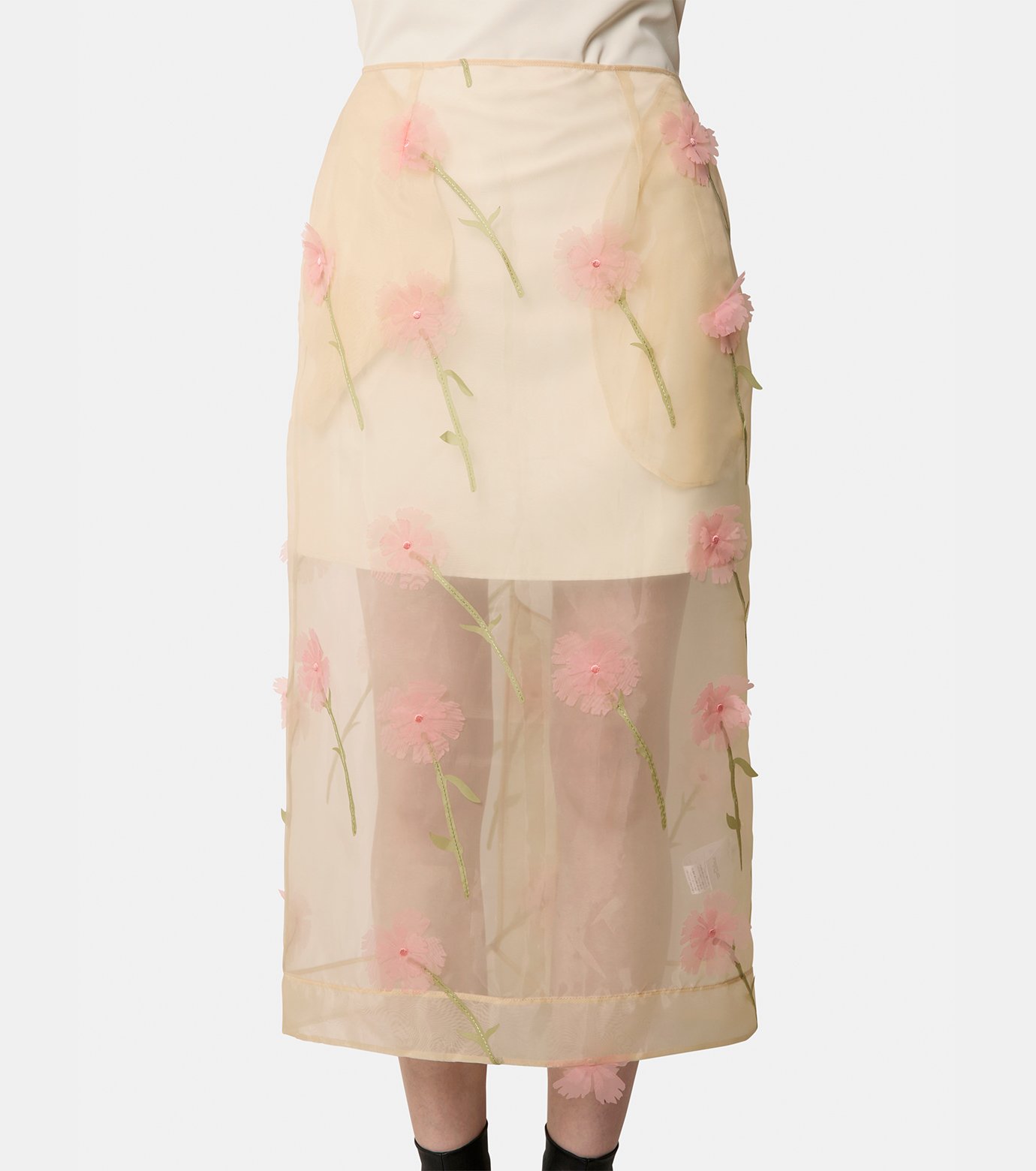 SIMONE ROCHA 透け感のあるチュール ペンシルスカート Simone Rocha(シモーンロシャ) スカート(レディース) - 海外通販