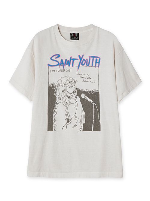 SAINT-YOUTH グラフィックTシャツ Saint Mxxxxxx ST Youth T-Shirt Vintage White - SS23 - US