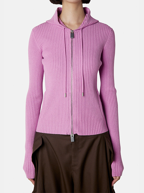 【関税込み】1017 ALYX 9SM パープル Rea スカート アリクス - 1017 ALYX 9SM | Ribbed Knit Hoodie-Pink-Sの通販