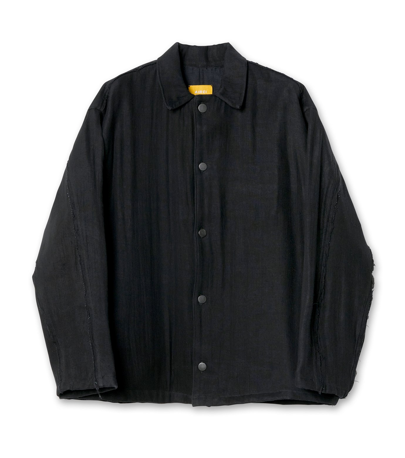 AIREI - AIREI | MEN GAUZE WORK JACKET WOVEN-Black-Lの通販 | RESTIR 