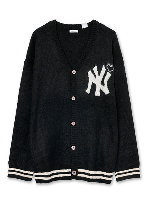 YANKEE様 ベイシックス - BASICKS | Yankees Logo Knit Cardigan-Black-Sの通販