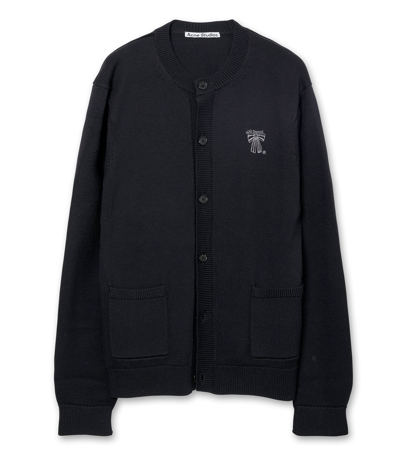 【Acne Studios】チェックカーディガン Acne Studios - モヘアチェックスカーフ - チェスナットブラウン