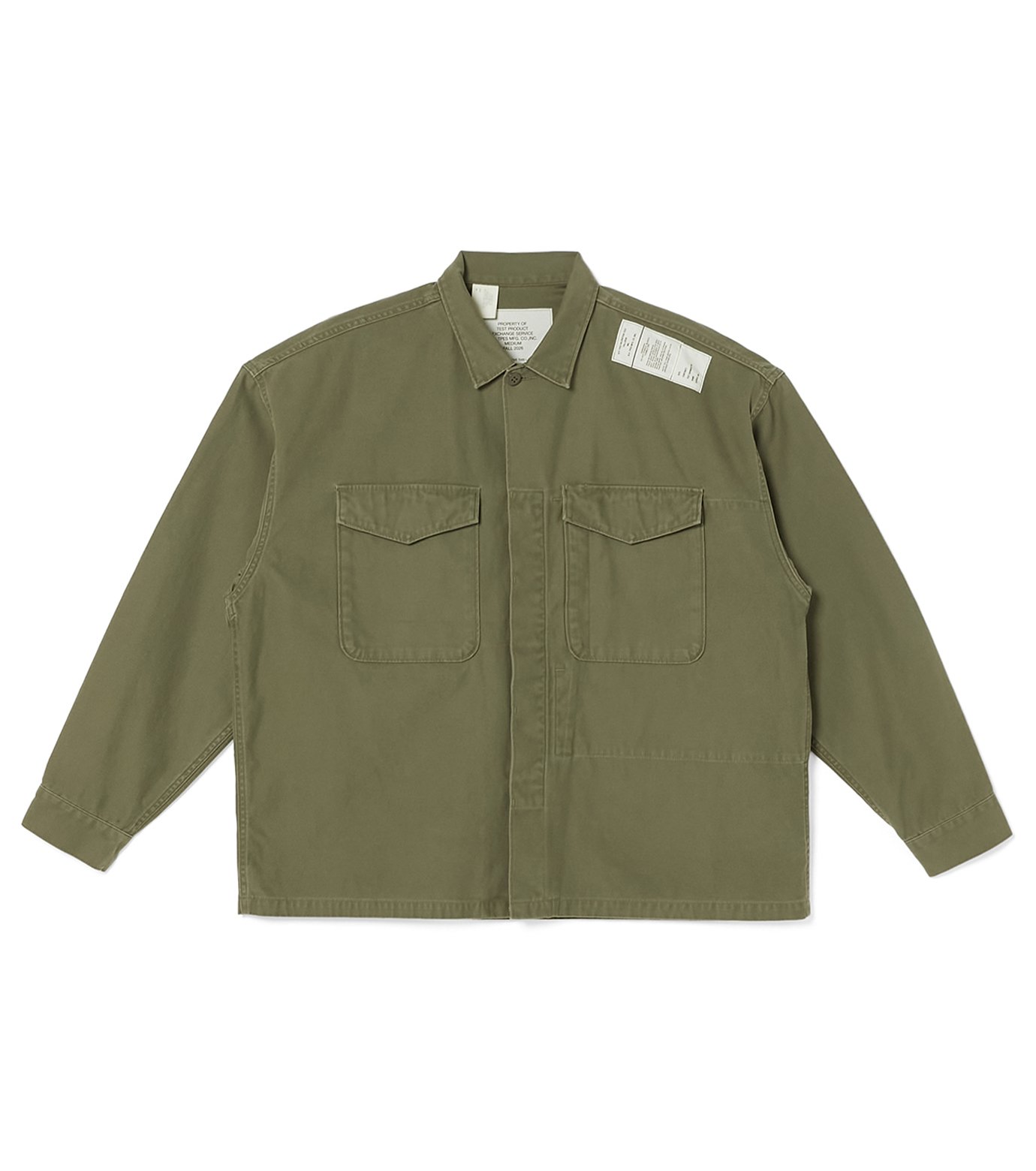 ジャケット・アウター N.HOLLYWOOD DOWN BEST KHAKI GREEN size M エヌ・ハリウッド - N.HOOLYWOOD | SHIRT JACKET-Khaki-38の通販