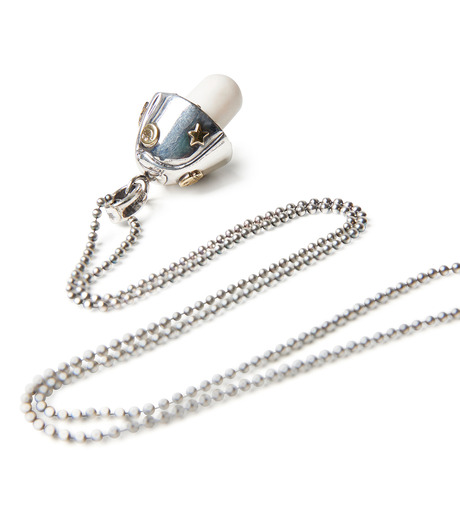 新品！ BLIND MAN TOGS K18 × SILVER キーリング ブラインドマントグス - BLIND MAN TOGS | Mushroom Necklace (K18