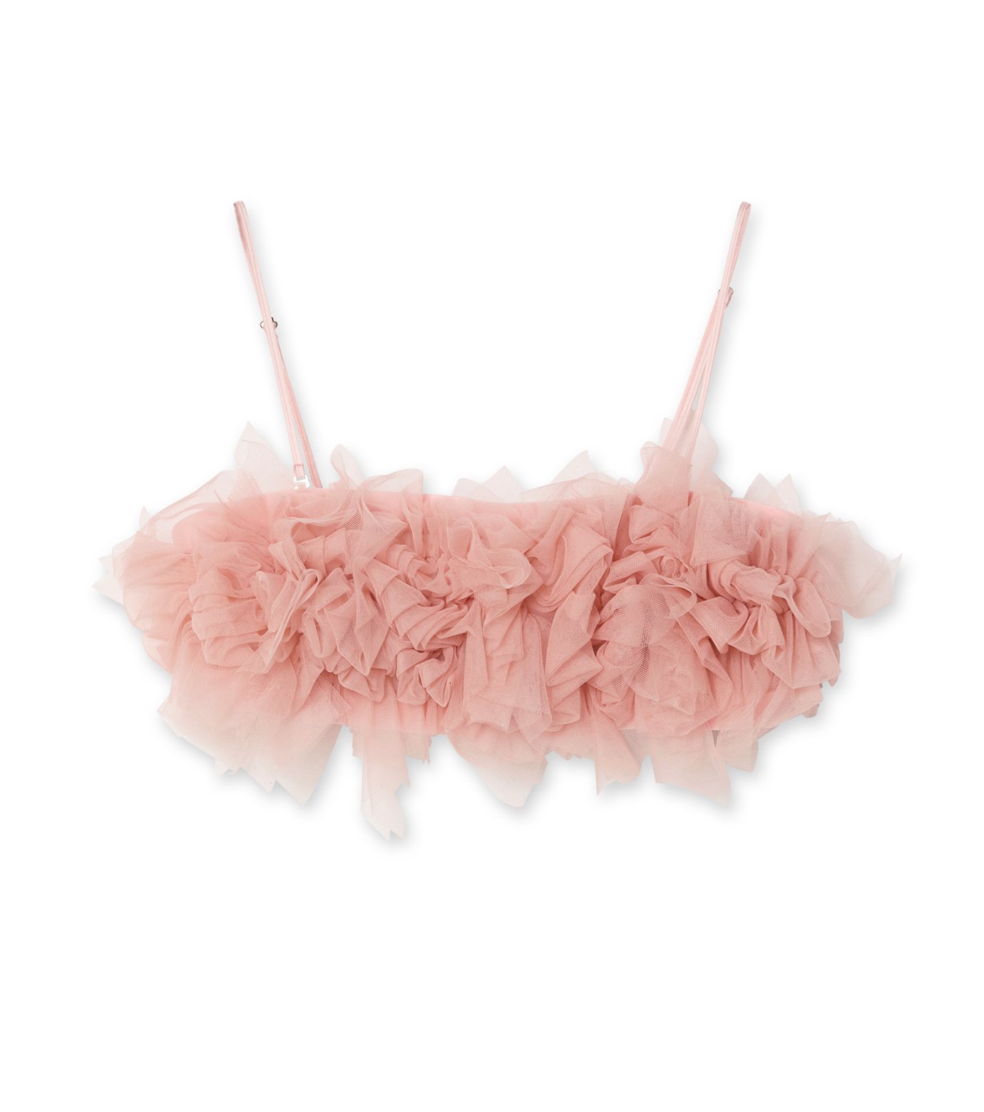 チカ キサダ - Chika Kisada | Tulle Bra Top-Light pink-1の