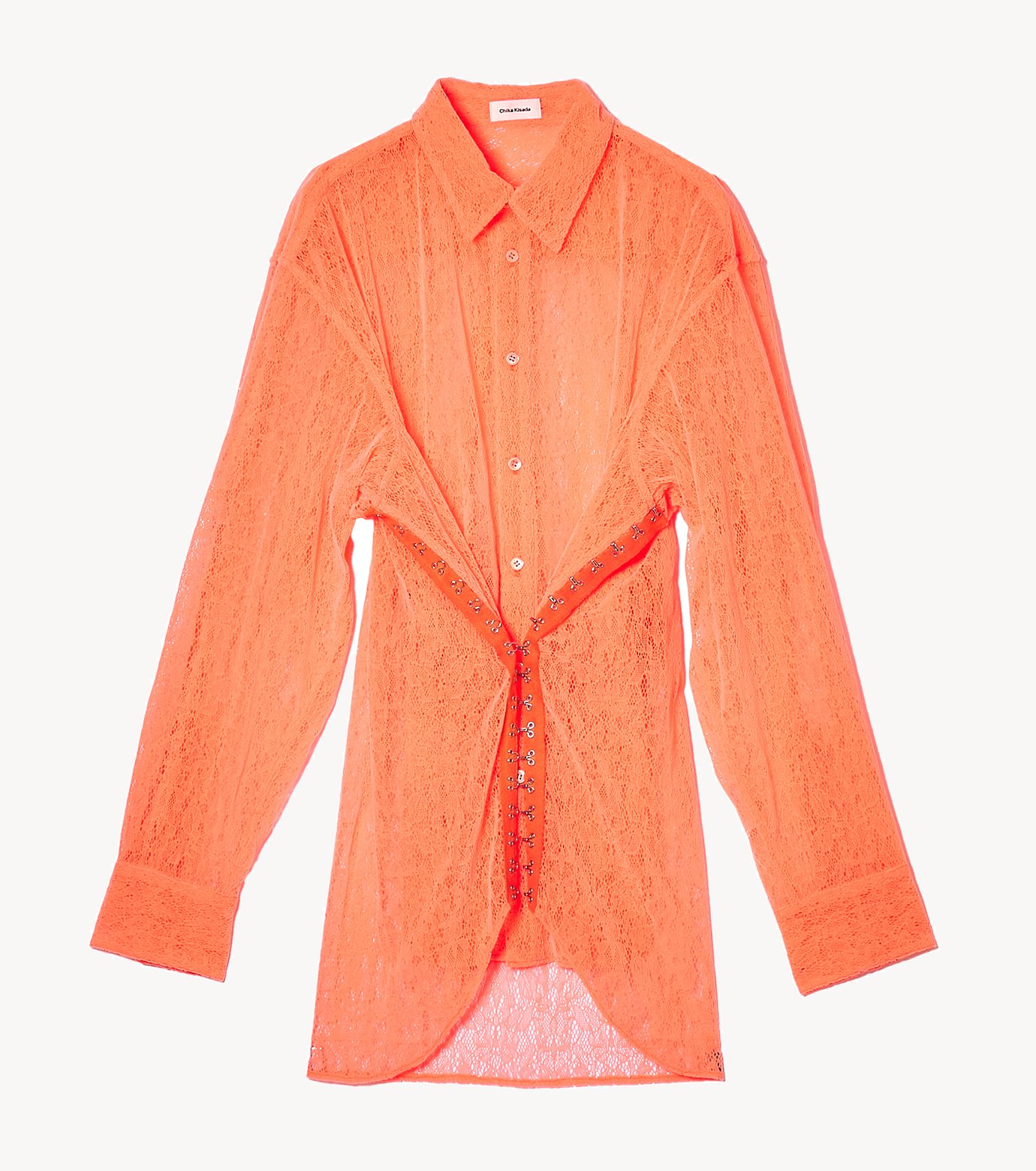 チカ キサダ - Chika Kisada | Neon Hook&Eye Shirt-Neon | RESTIR