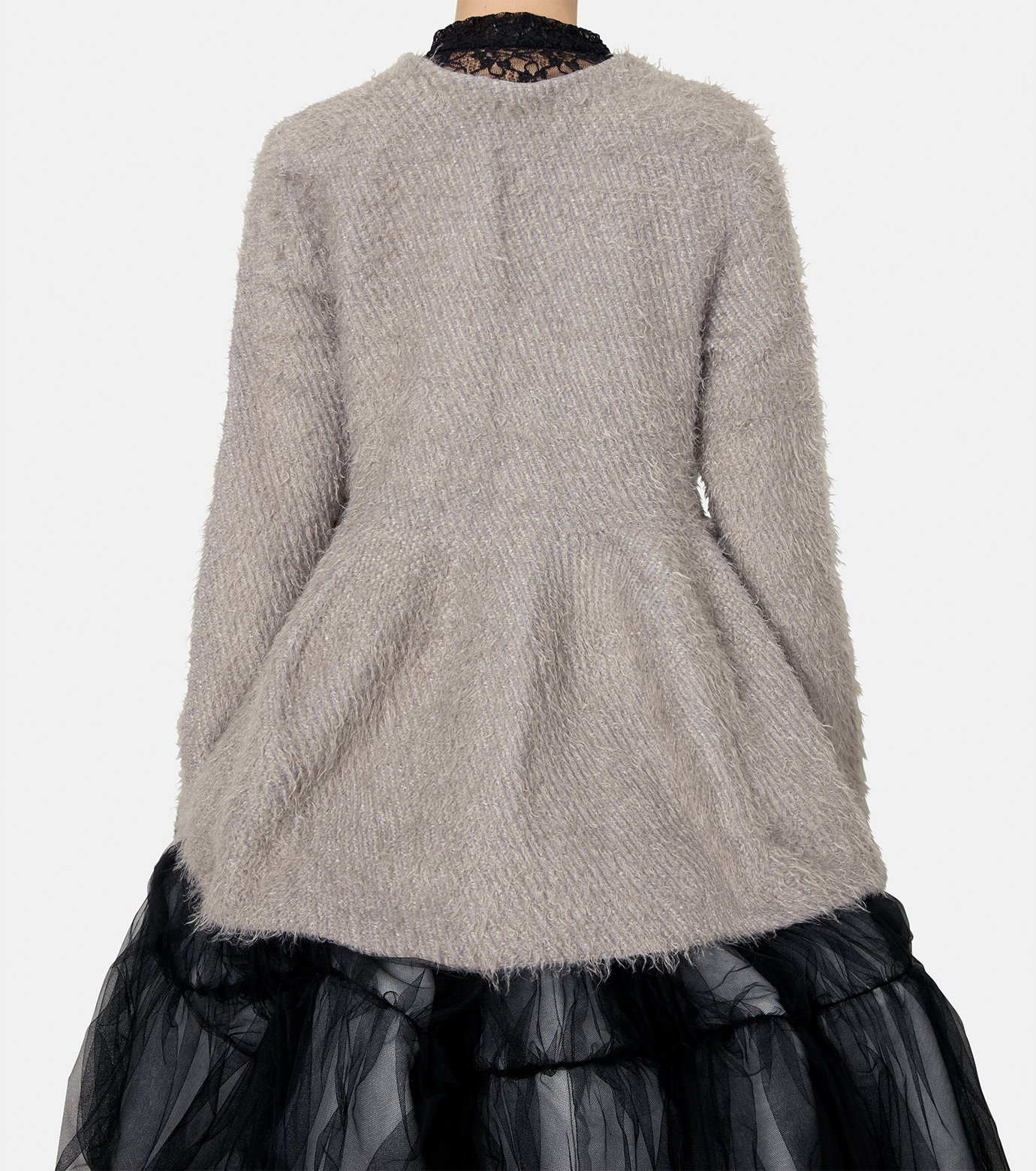 チカ キサダ - Chika Kisada | Peplum Cardigan-Gray-1の通販 | RESTIR