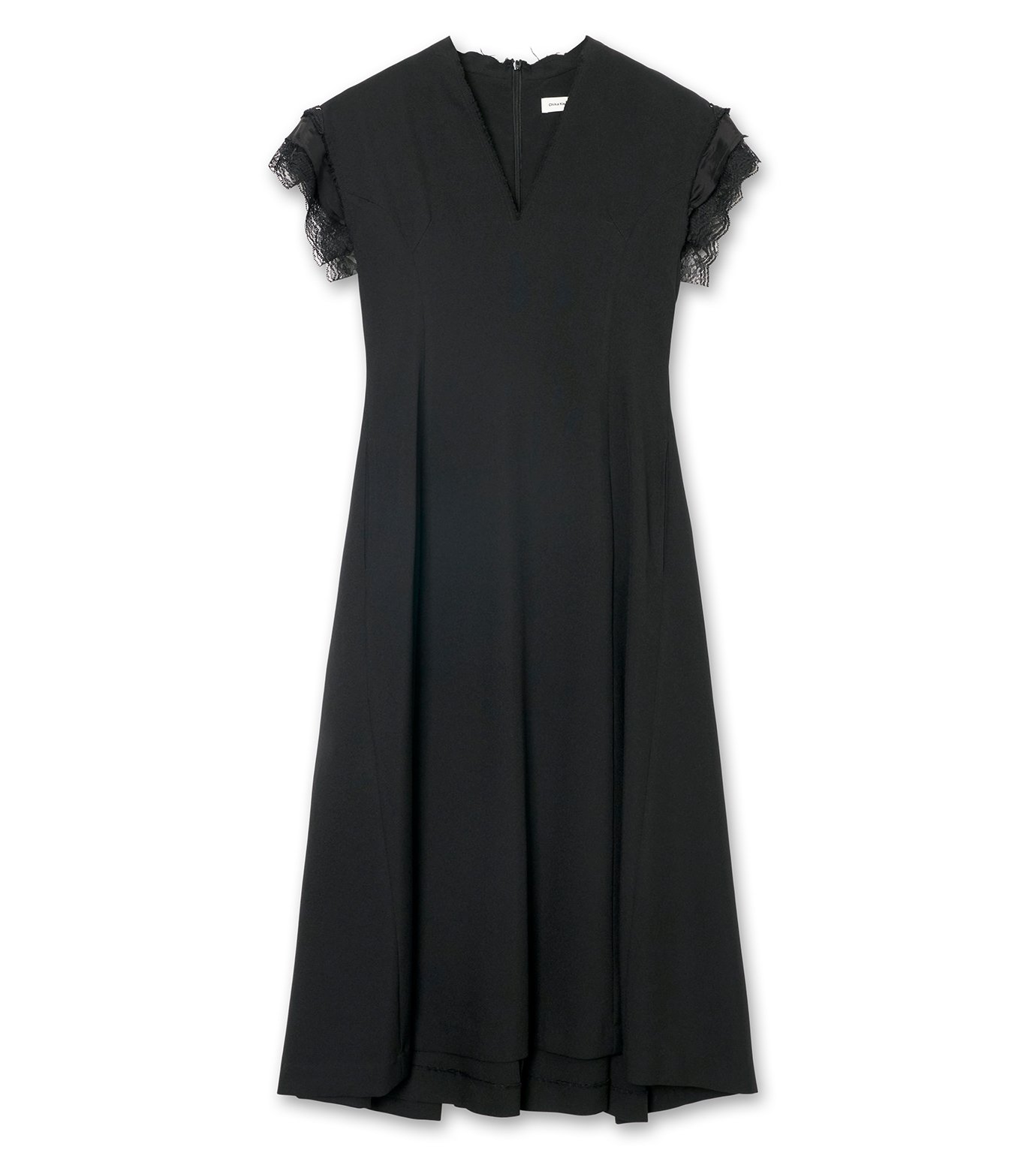 チカ キサダ - Chika Kisada | Hooked Detail Dress-Black-1の通販