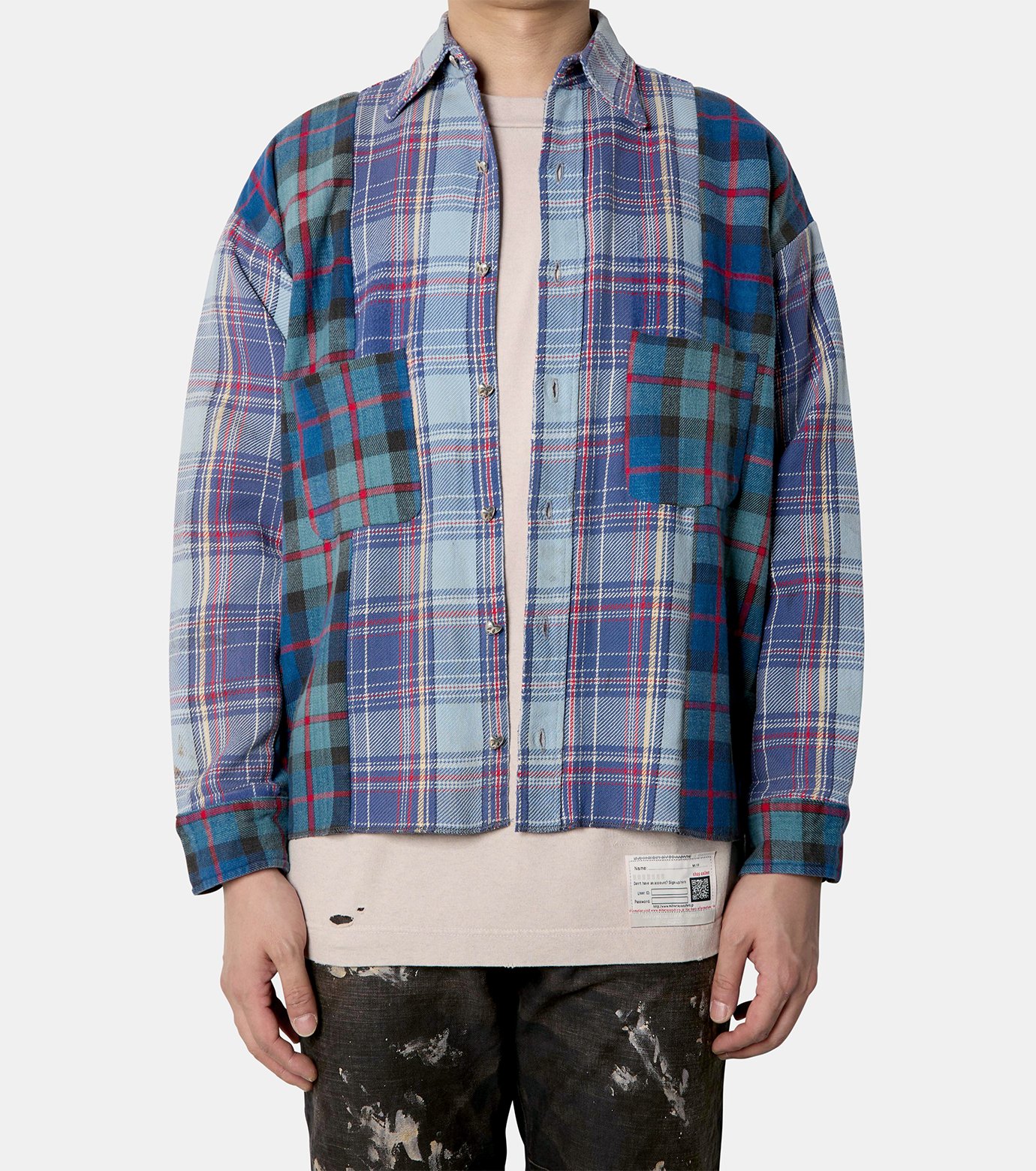 トップス READYMADE FRANNEL SHIRT レディーメイド - READYMADE | FLANNEL SHIRT-Multi Colour-1の通販
