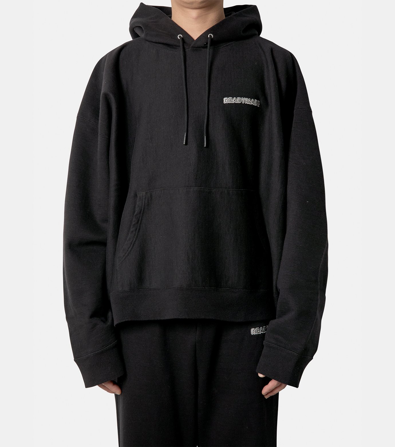 【国内発・すぐ届く】READYMADE / BIG HOODIE LOGO レディーメイド - READYMADE | BIG HOODIE LOGO-Black-Sの通販