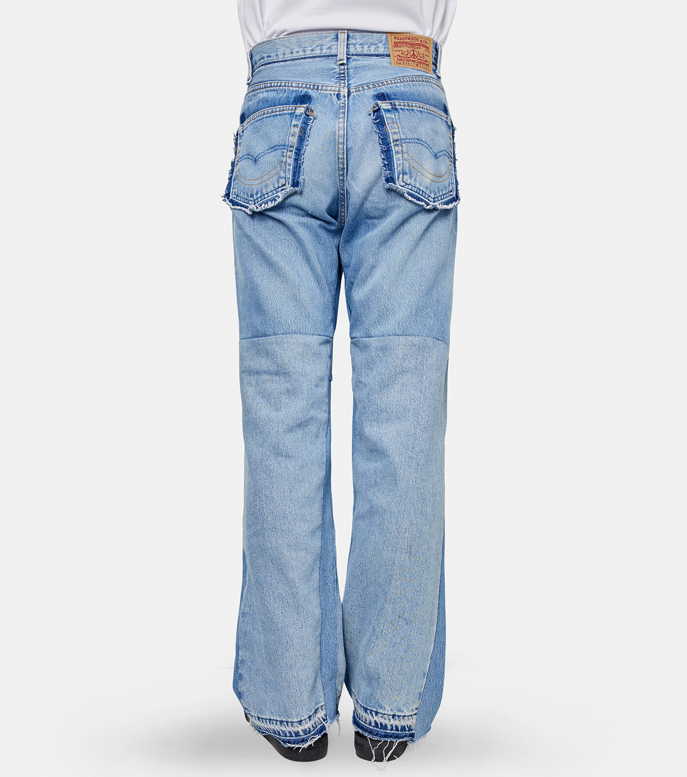 レディーメイド - READYMADE | DENIM WIDE FLARE-Blue-Fの通販 