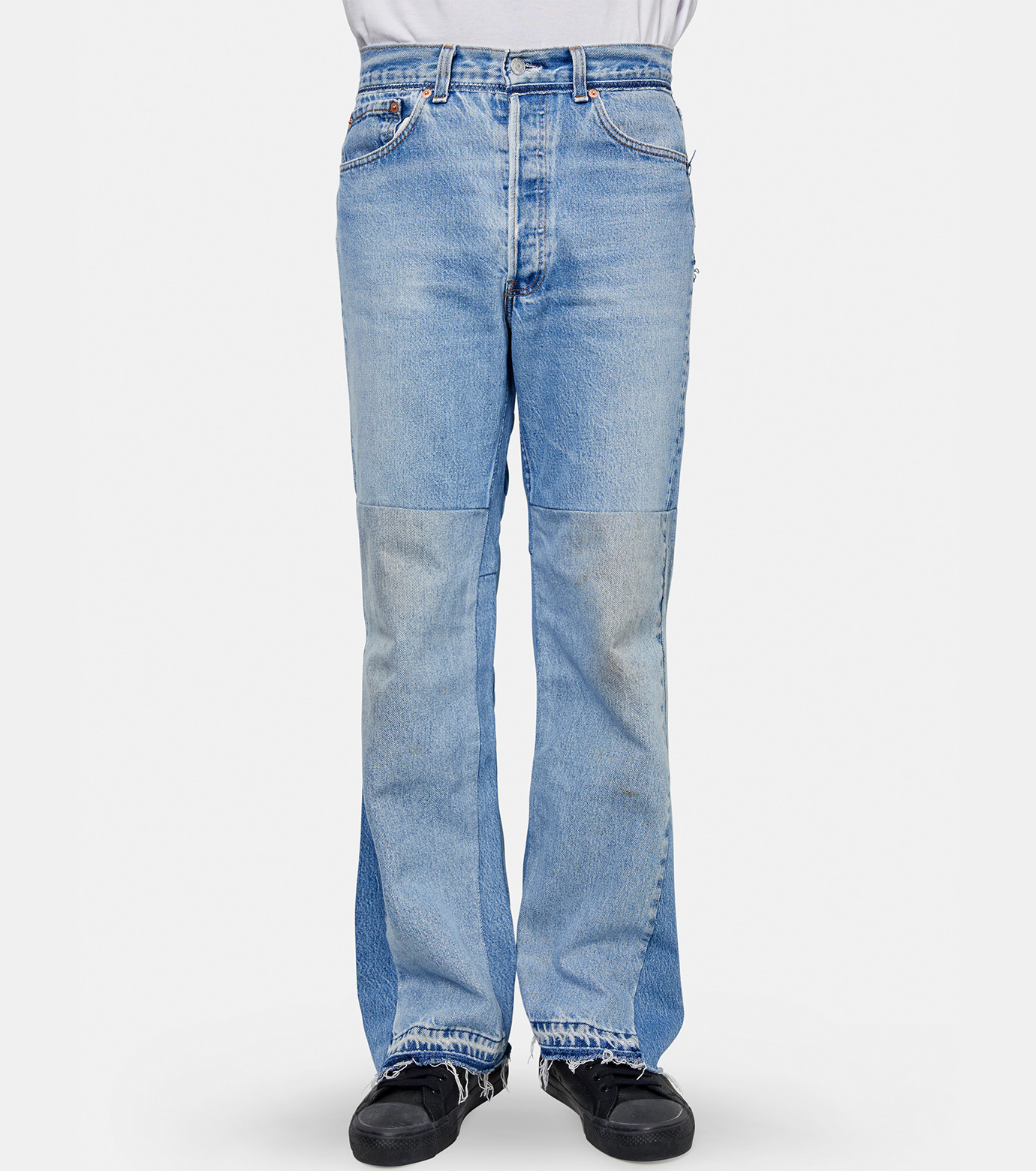 レディーメイド - READYMADE | DENIM WIDE FLARE-Blue-Fの通販 