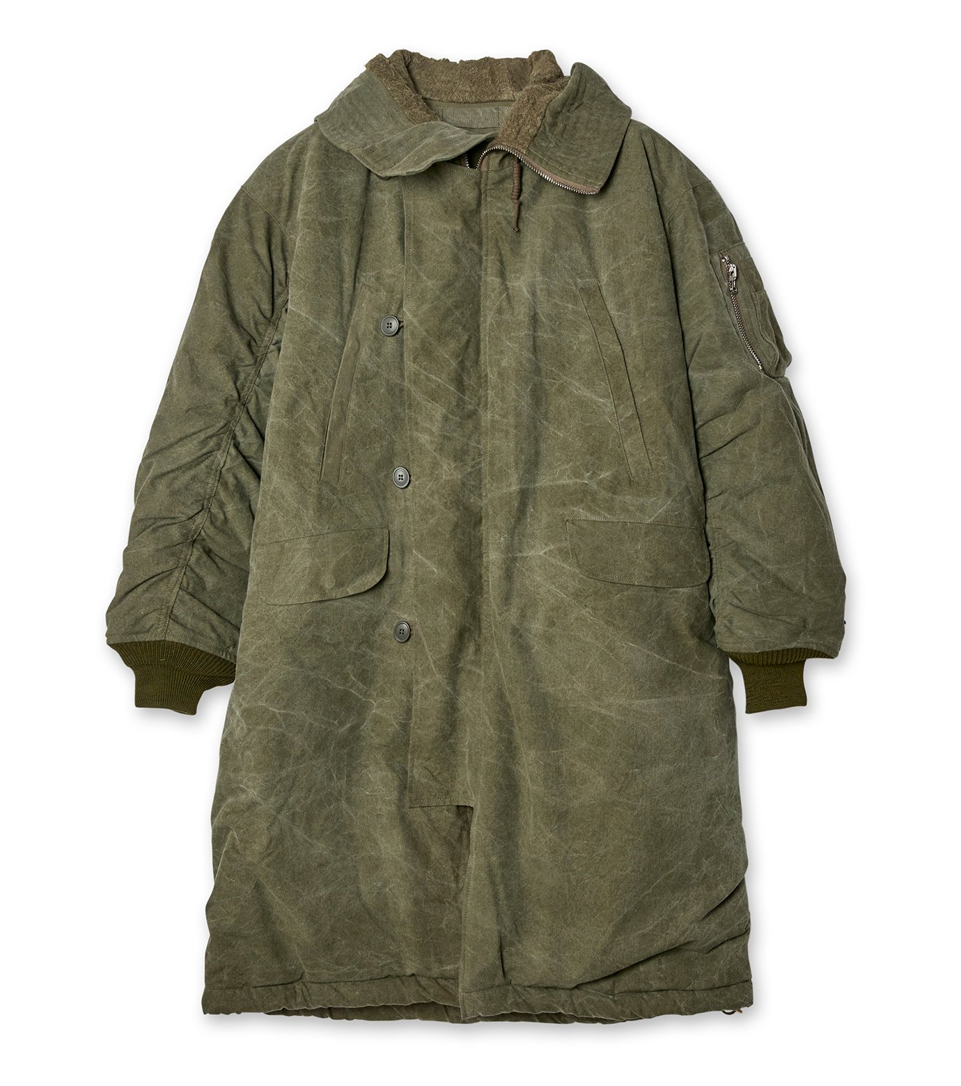 レディーメイド - READYMADE | HOODED DOWN COAT-Green-1の通販