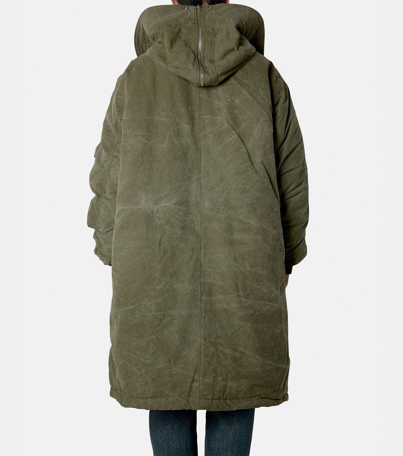 レディーメイド - READYMADE | HOODED DOWN COAT-Green-1の通販