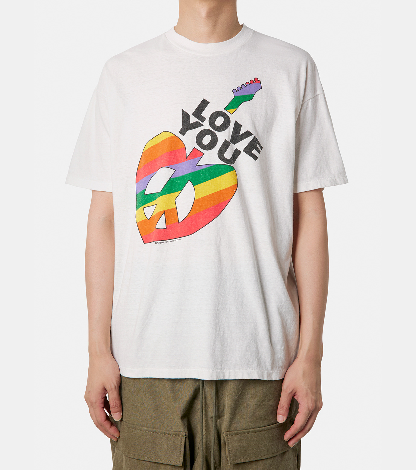 レディーメイド - READYMADE | SS T-SHIRT PEACE-White-XXLの通販 