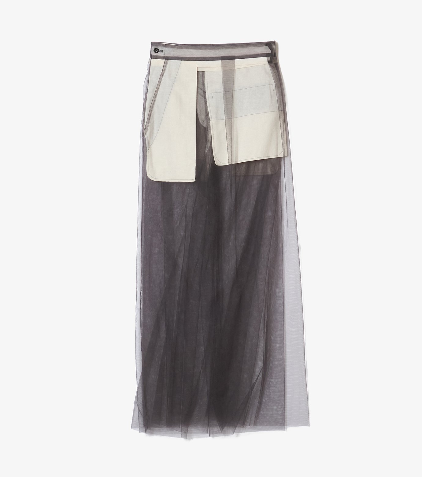 【本日削除】CHIKA KISADA チカ キサダTULLE スカート黒 中古・古着通販】Chica Kisada (チカ キサダ) シフォンスカート