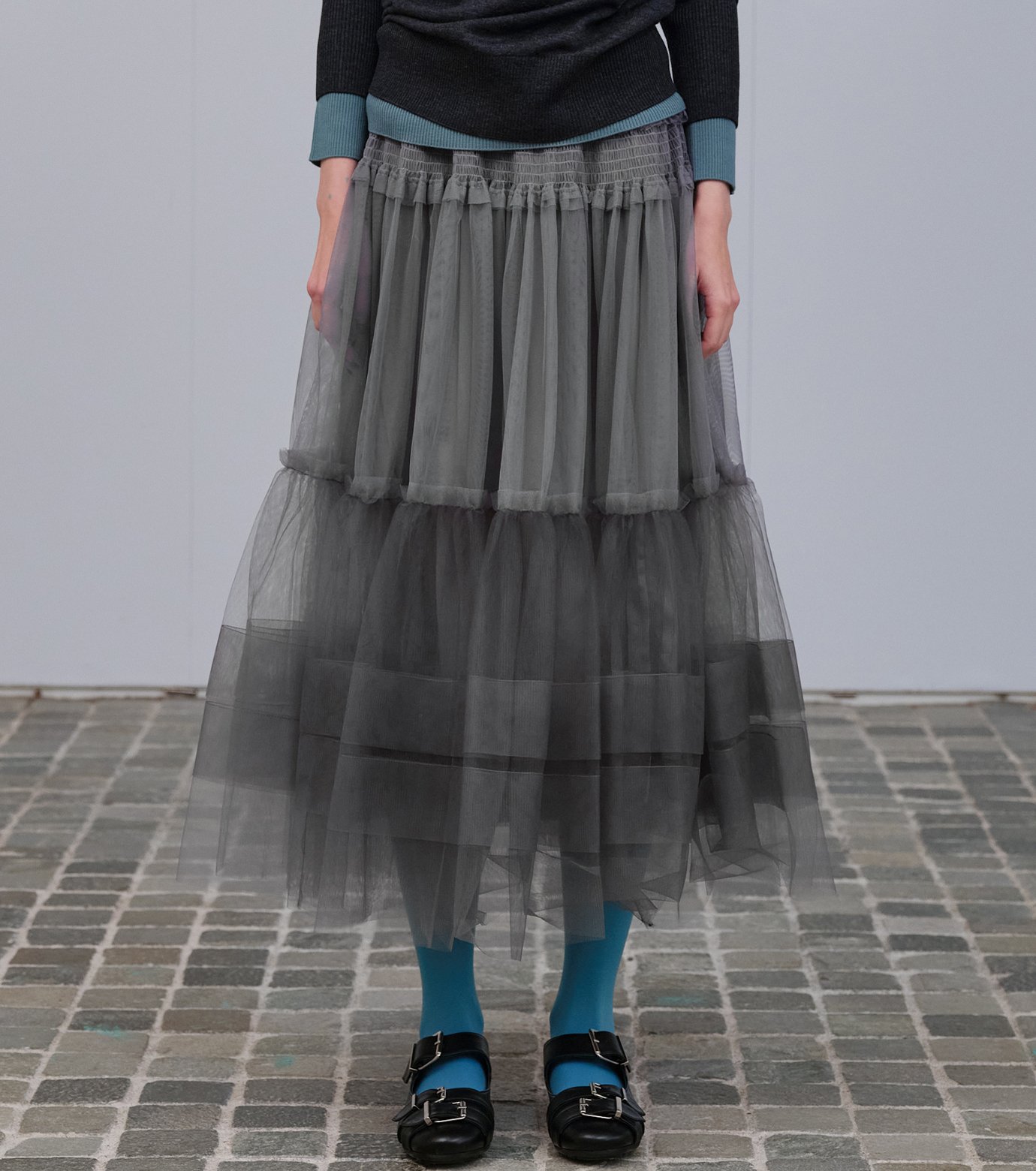 チカ キサダ - Chika Kisada | Skirt-Gray-1の通販 | RESTIR リステア