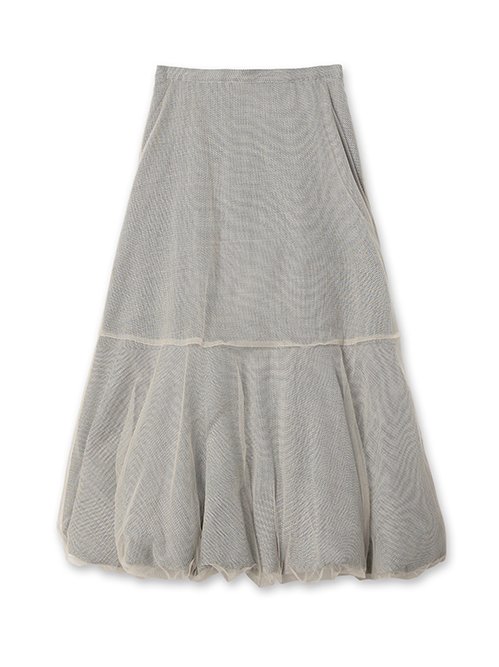 チカ キサダ - Chika Kisada | Tulle Skirt-Gray-1の通販 | RESTIR