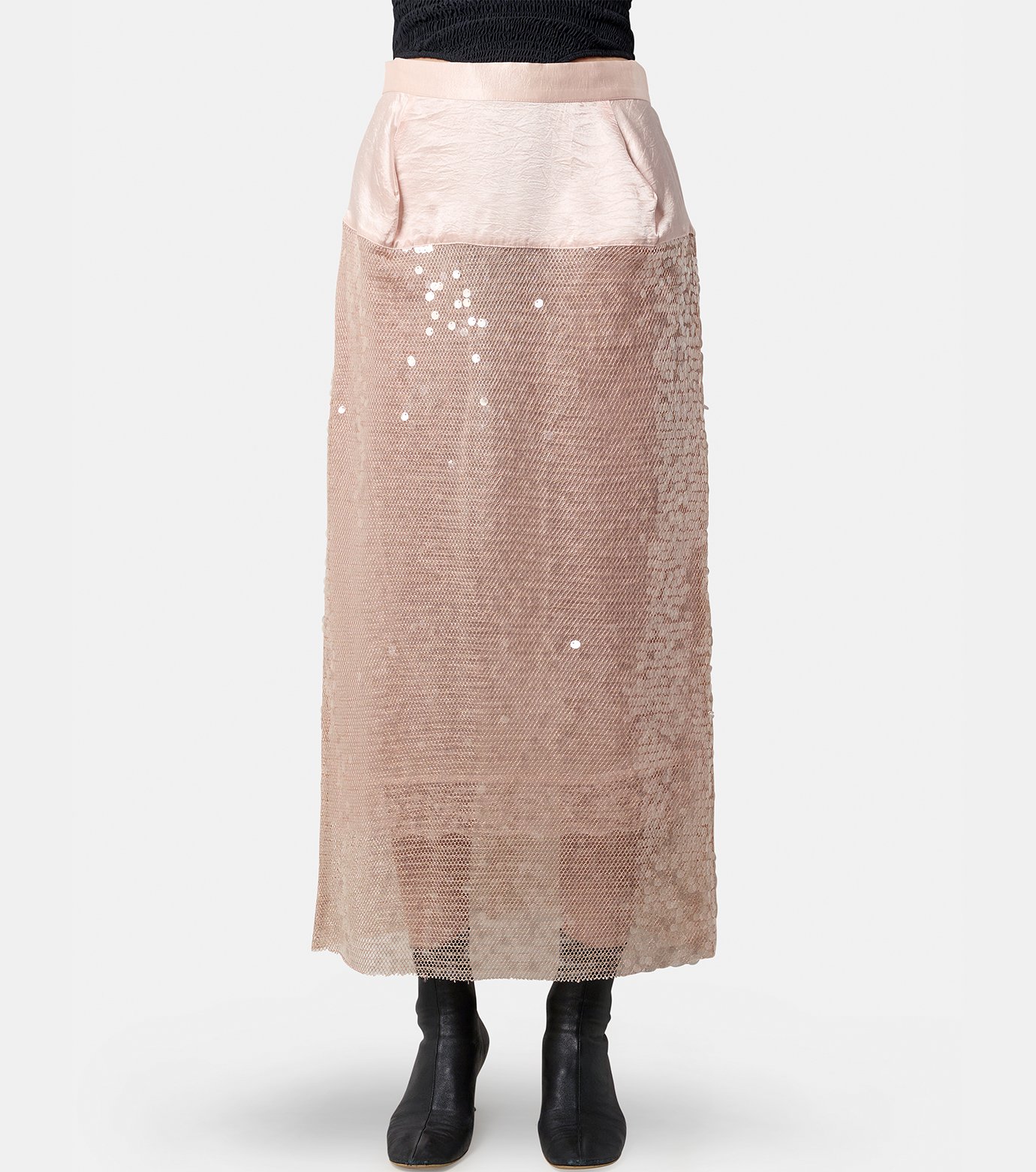 チカ キサダ - Chika Kisada | Sequins Reversible Skirt-Light 