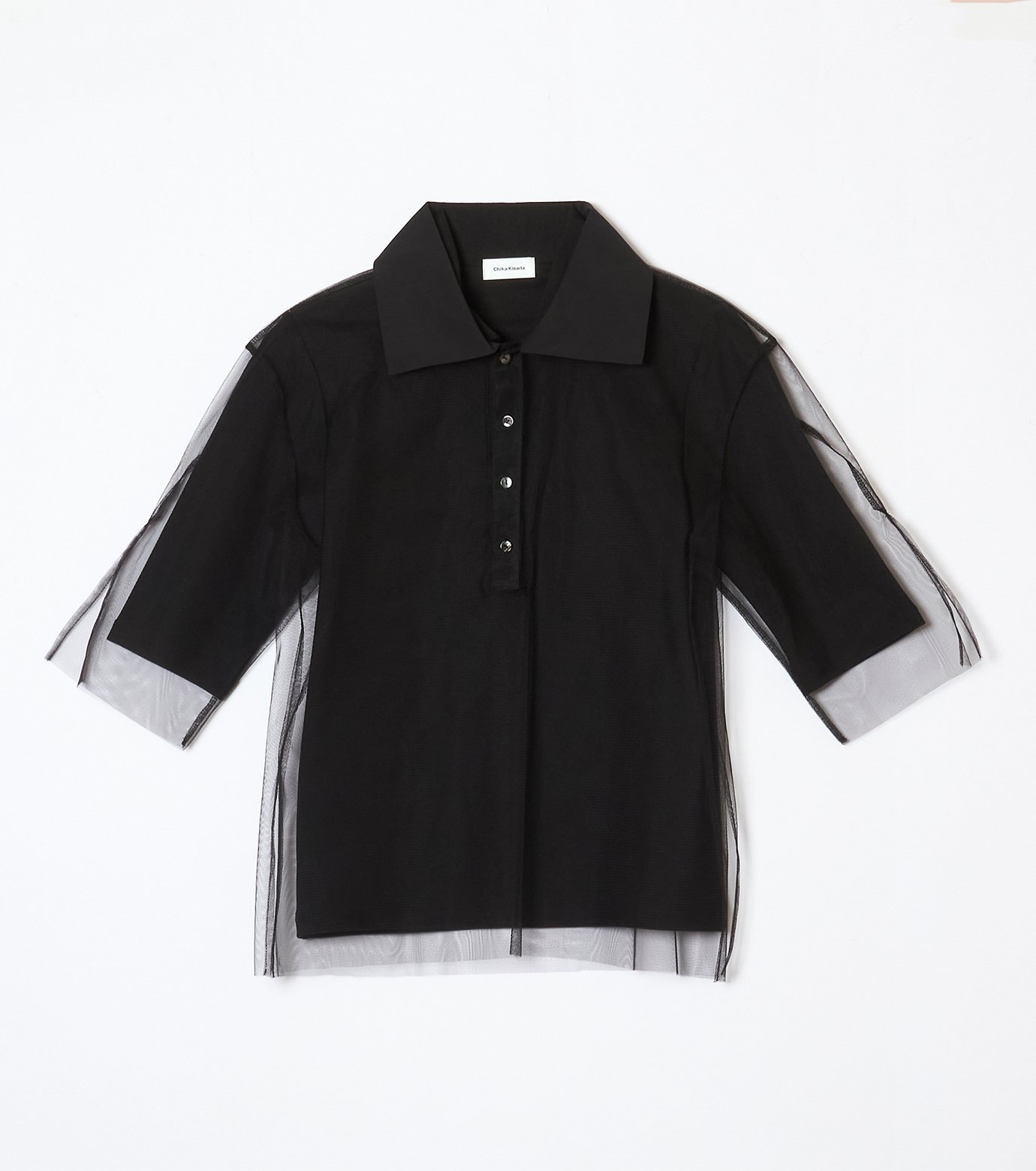 チカ キサダ - Chika Kisada | Polo Shirt-Black-1の通販