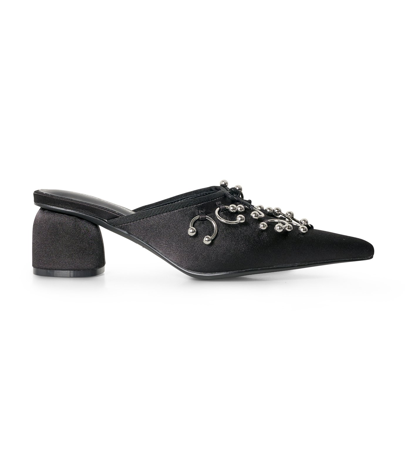 チカ キサダ - Chika Kisada | Pierced Mule-Black-35の通販 | RESTIR