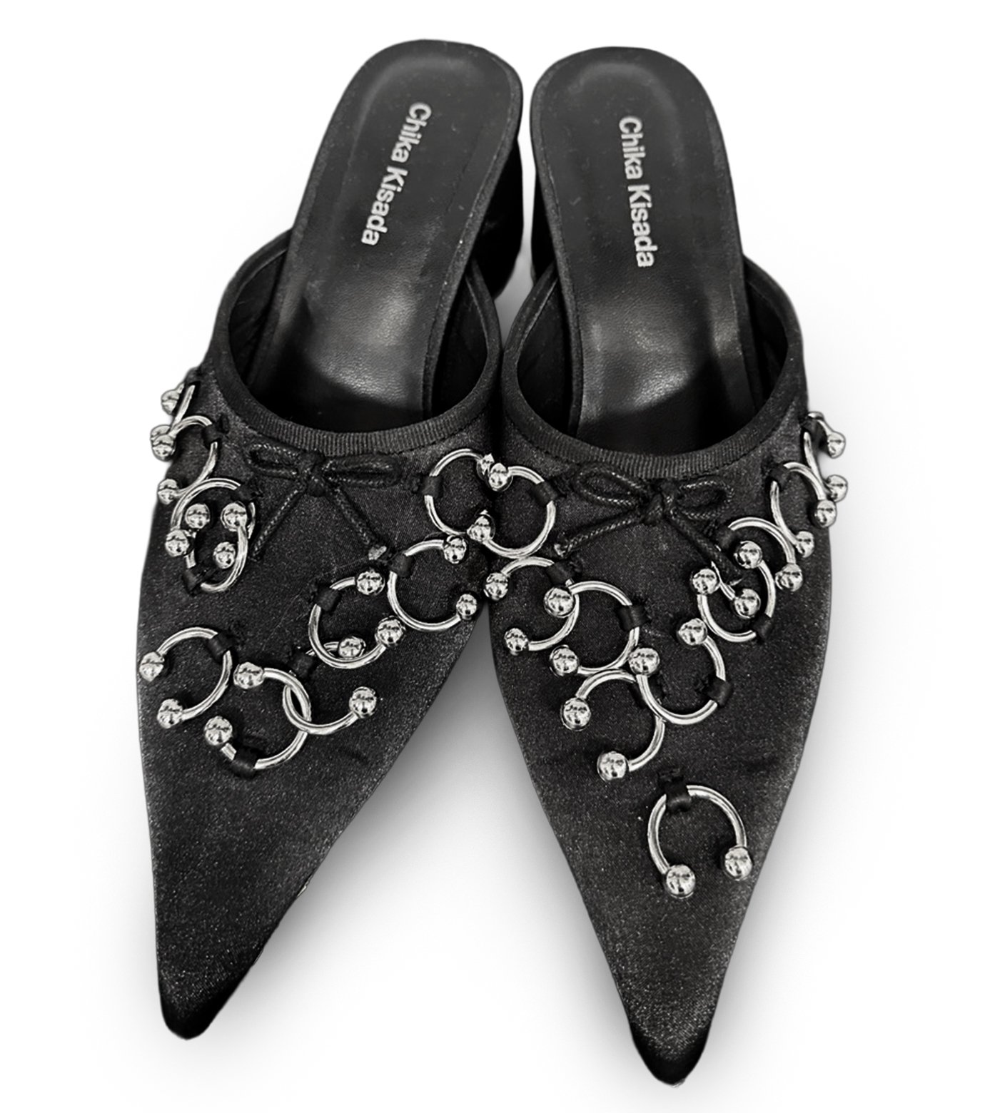 チカ キサダ - Chika Kisada | Pierced Mule-Black-35の通販 | RESTIR