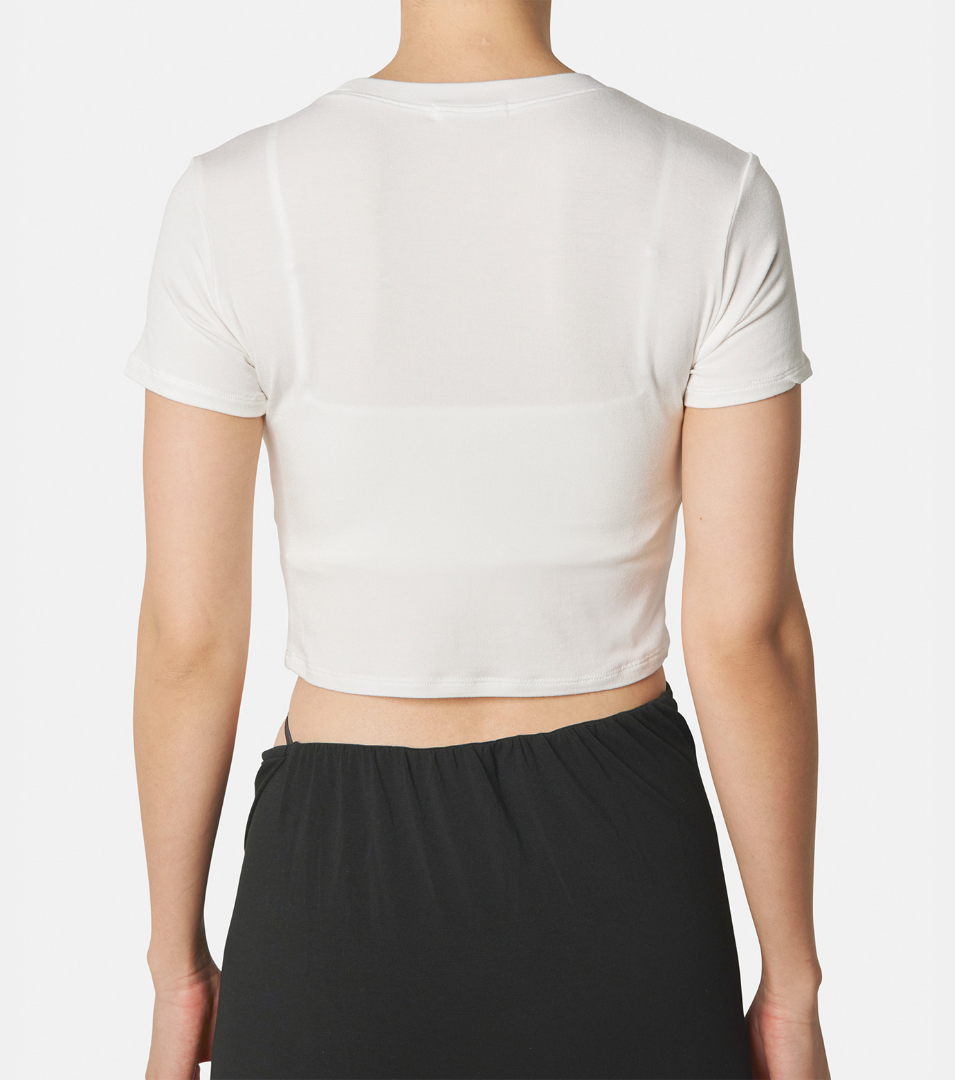 デターム - determ; | Collagen Cropped Tee-White-2の通販
