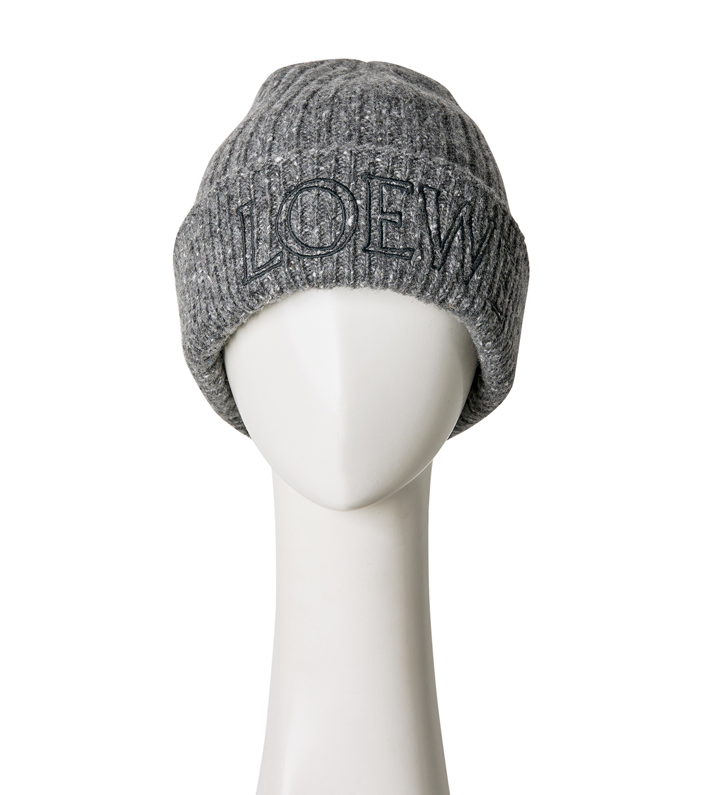 ロエベ ニット帽 ロゴ ウール F811487X28 LOEWE ビーニー ロエベ - LOEWE | LOEWE BEANIE-Gray-Fの通販 | RESTIR リステア