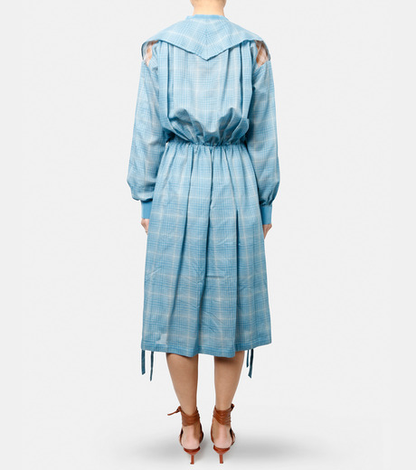 アカネ ウツノミヤ Akane Utsunomiya Block Check Dress Light Blue 36の通販 Restir リステア