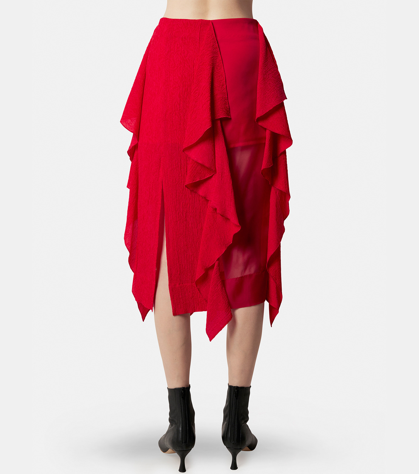 新品fetico Botanical Jacquard Ruffle Skirt フェティコ - FETICO | Botanical Jacquard Ruffle | RESTIR リステア