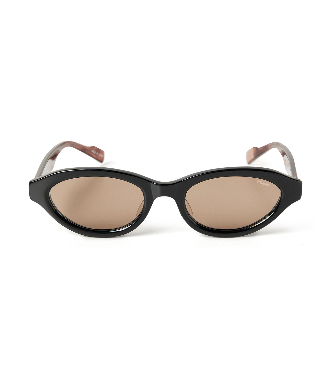 フェティコ - FETICO | xBlanc Ovel/Frame Sunglasses-Brown-Fの