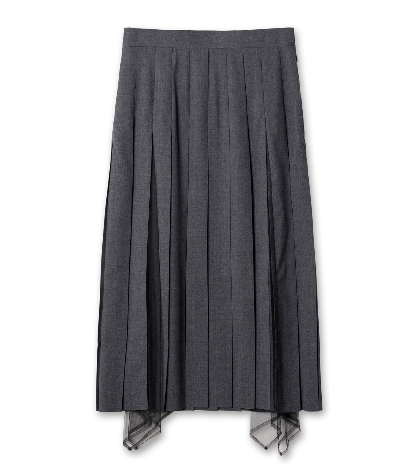 フェティコ - FETICO | Wool&Tulle Combined Pleated | RESTIR リステア