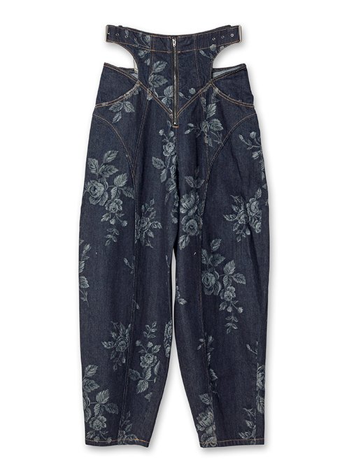 FETICO ROSE DENIM HIGH-WAIST JEANS 新品 ROSE DENIM HIGH-WAIST JEANS(1 BLUE): FETICO: WOMENS｜THE