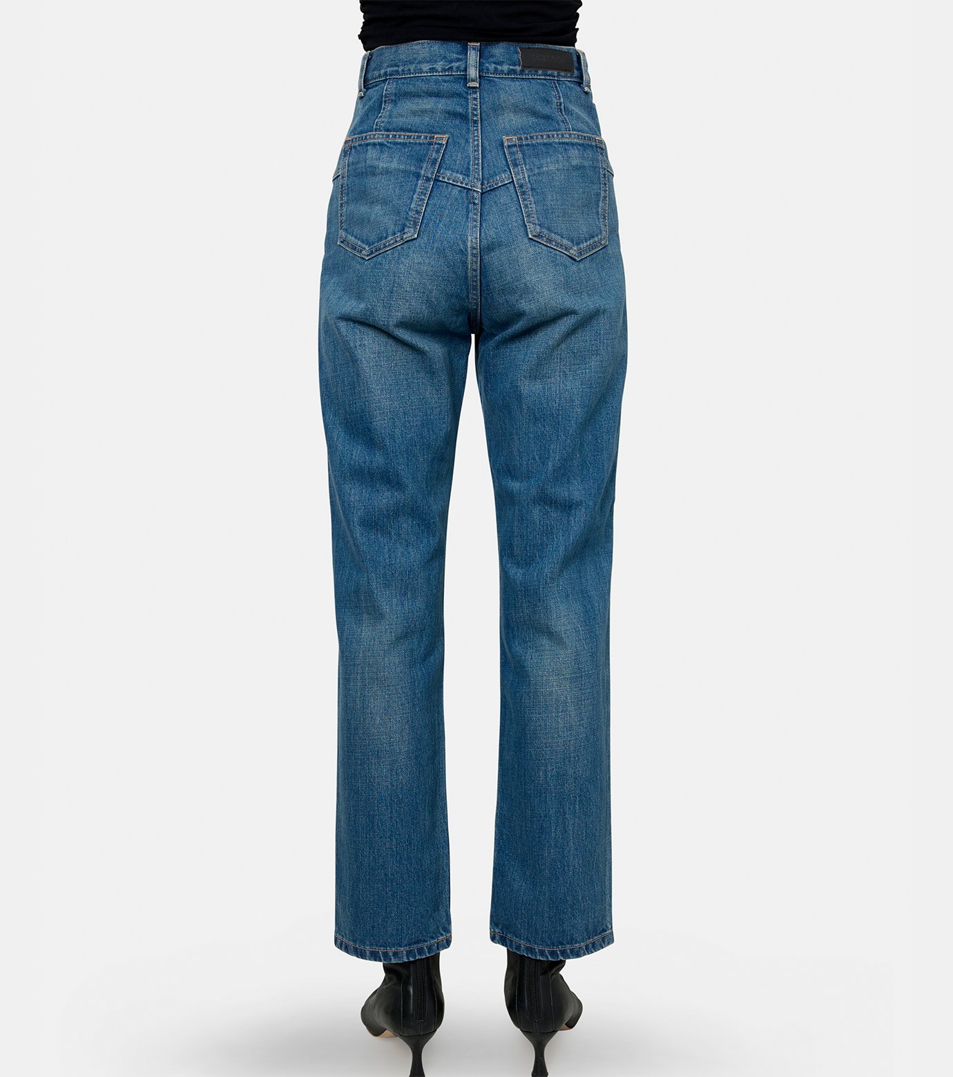 パンツ fetico レディース】12oz HIGT-RISE COATING JEANS | FETICO(フェティコ