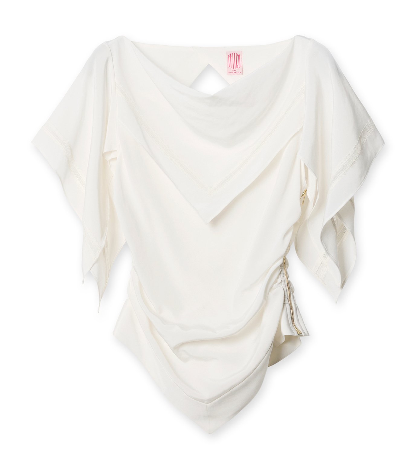 フェティコ - FETICO | Scarf Blouse-White-36の通販 | RESTIR リステア