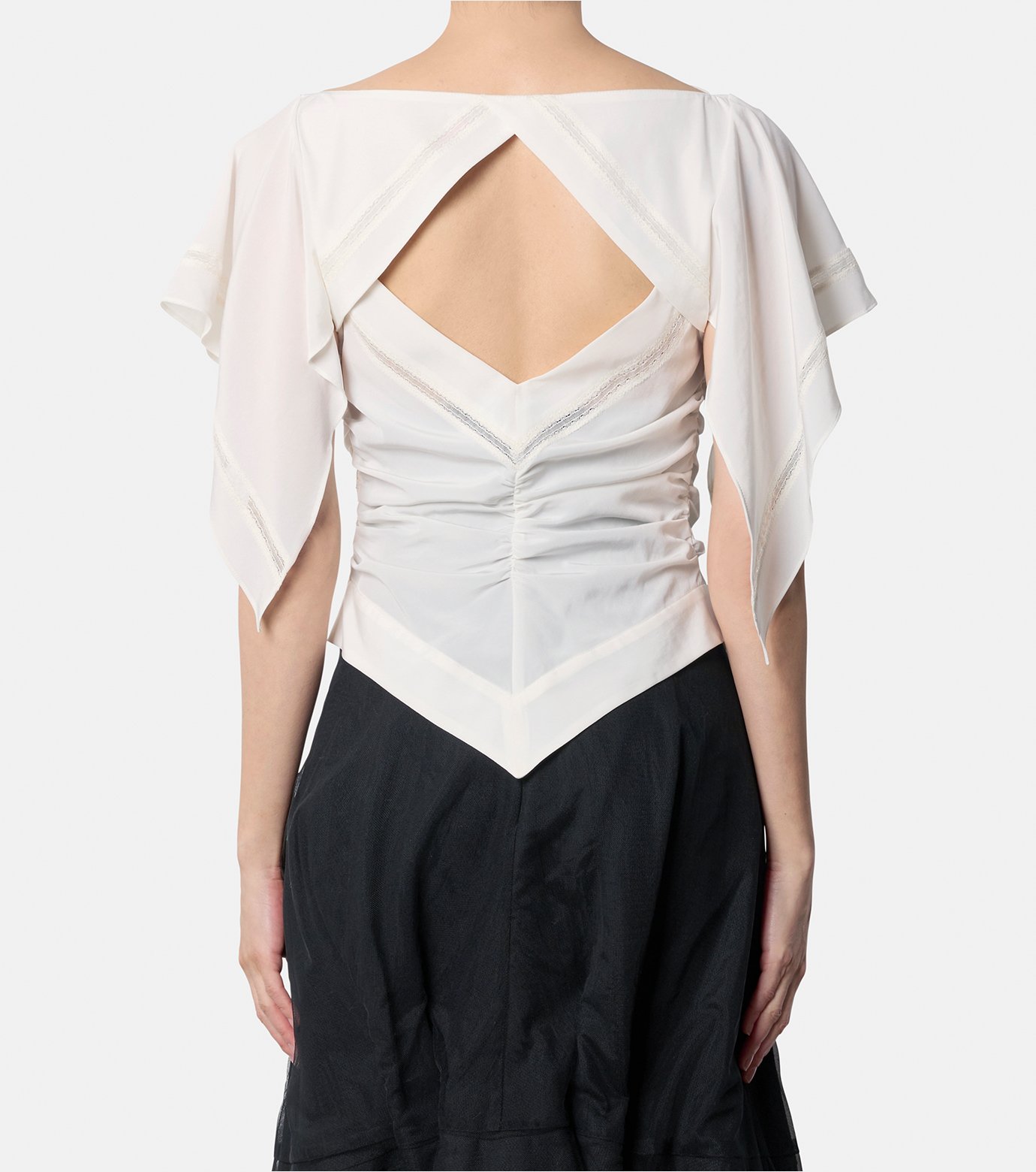 フェティコ - FETICO | Scarf Blouse-White-36の通販 | RESTIR リステア