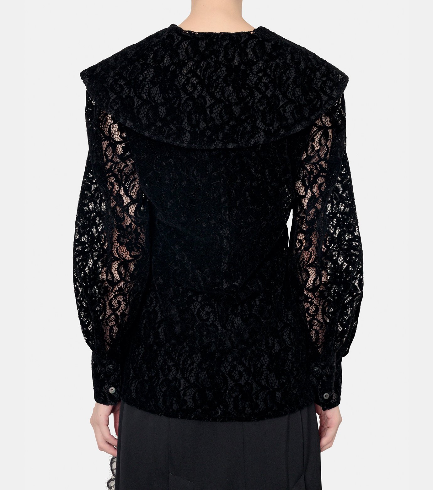 フェティコ - FETICO | Flocked Lace Sailor Collar | RESTIR リステア