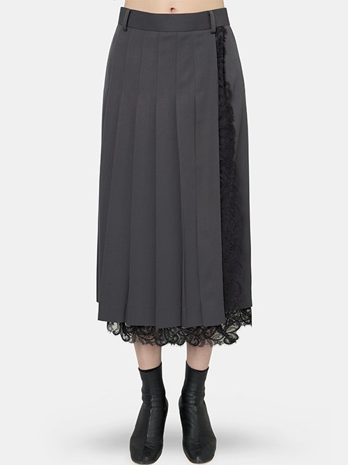 フェティコ - FETICO | Fine Wool Pleated Skirt | RESTIR リステア