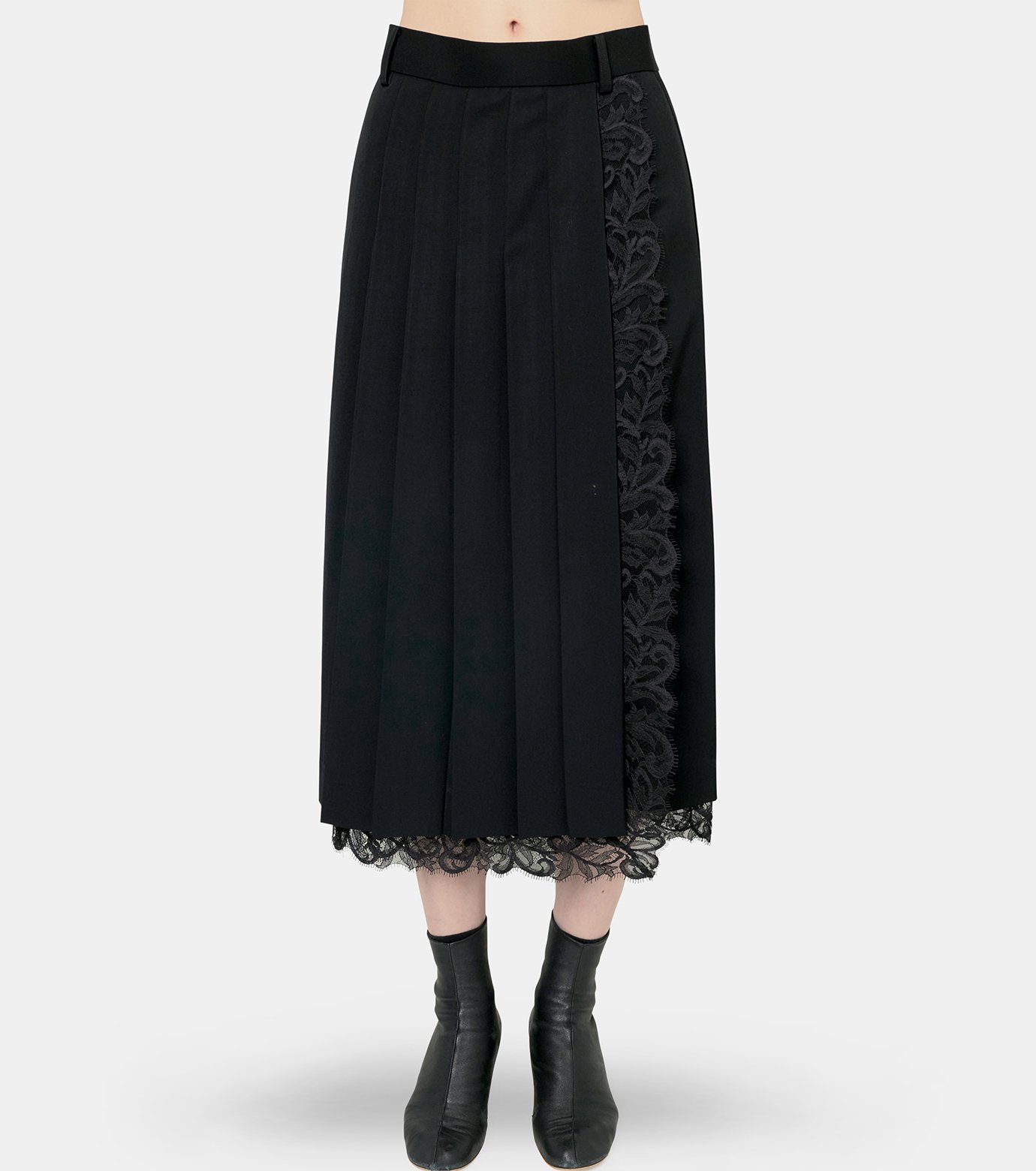 フェティコ - FETICO | Fine Wool Pleated Skirt | RESTIR リステア