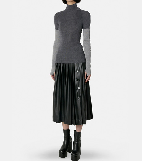 ピータードゥ PETER DO  PD-FW22-714A-CASH/Combo Sleeve Turtle Neck Sweater コンボスリーブタートルネックニット レディース S ピーター ドゥ - PETER DO | Combo Sleeve Turtle Neck | RESTIR リステア