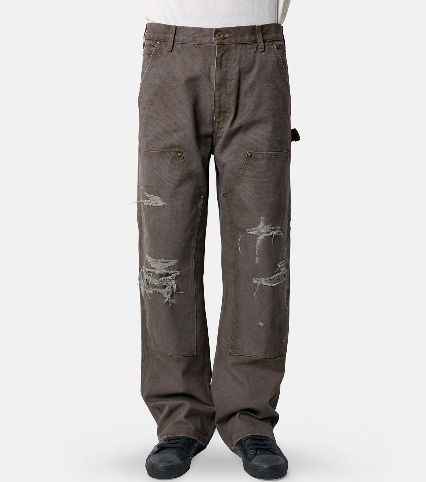 パンツ KAMIYA Boro Painter Pants GRAY L Maison MIHARA YASUHIRO ONLINE STORE（メゾンミハラヤスヒロ