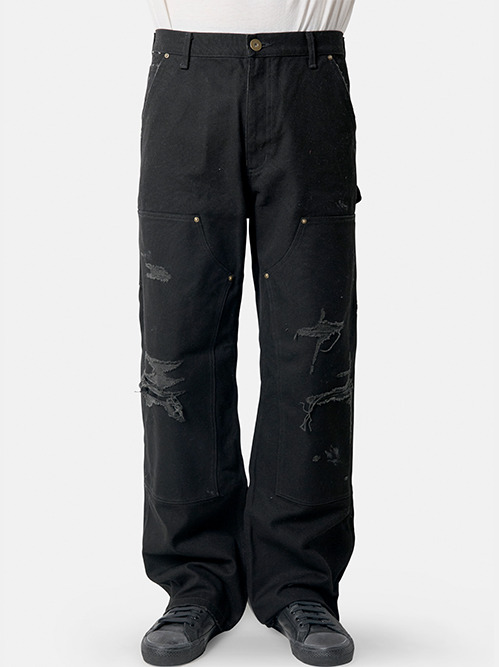ア*段様 KAMIYA Boro Painter Pants L Maison MIHARA YASUHIRO ONLINE STORE（メゾンミハラヤスヒロ