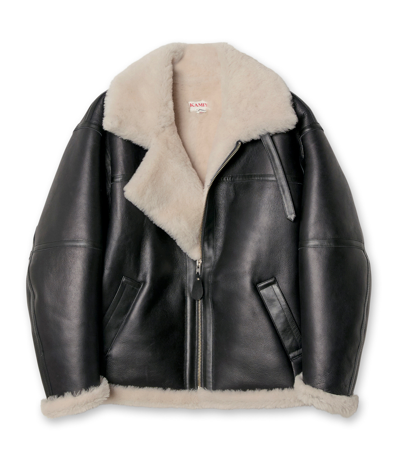 カミヤ - KAMIYA | Mouton Jacket-Black-Mの通販 | RESTIR リステア