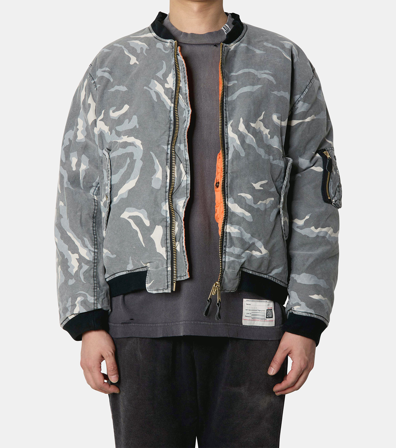 カミヤ - KAMIYA | FOSTEX Camo Wash MA-1-White-Mの通販 | RESTIR