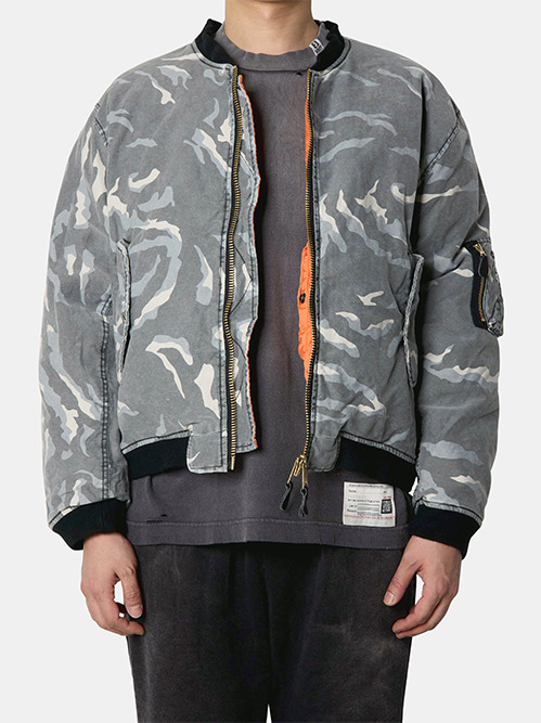 カミヤ - KAMIYA | FOSTEX Camo Wash MA-1-White-Mの通販 | RESTIR