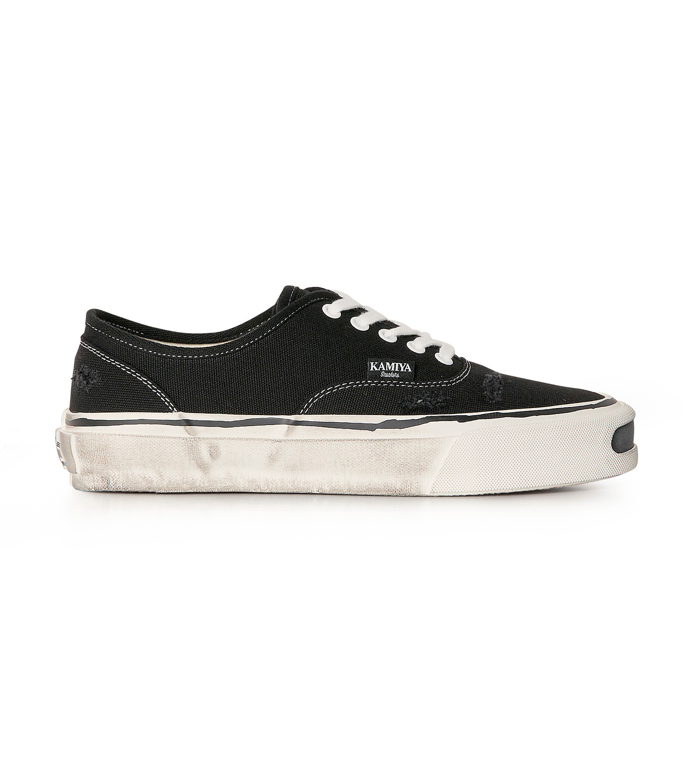 カミヤ - KAMIYA | Herc Distressed SNKR-Black-43の通販 | RESTIR 